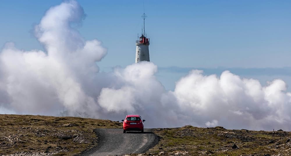 Car Traveling in Iceland